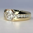 thumbnail image 2 of Shree Diamonds 14k Yellow Gold Plated 2Ct Lab Created Diamond Round Cut Men's Wedding Band Ring, 2 of 2