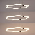 thumbnail image 5 of JONATHAN Y Nuvola 31.5" Contemporary Minimalist Metal/Acrylic Adjustable Dimmable Cloud Integrated LED Chandelier, Black, JYL7143B, 5 of 10