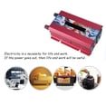 thumbnail image 4 of Inversor de energía de Onda sinusoidal Kenally DC 12V a AC 220V 3000W rojo, 4 of 6