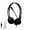 Black_Double plug, variant on Adjustable Headband Noise Reductions Headsets For Gaming And Office Use