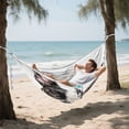 thumbnail image 5 of Hanging Hammock Portable Travel Camping For Outdooor Beach Camping Hiking A French Bulldog, 5 of 8