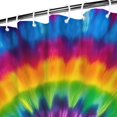 thumbnail image 3 of Rainbow Tie Dye Mandala Pattern Shower Curtain 72"x72" ,Bathroom Decorative Shower Curtains Set with 12 Hooks,Modern Waterproof Washable Shower Curtain, 3 of 6