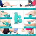 thumbnail image 7 of Foot Massager Massage Roller Yoga Massage Ball Plantar Fascia Roller Muscle Relaxation for Sport Fitness Balls Body Exercise Set (Type 17), 7 of 7