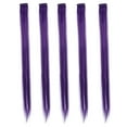 thumbnail image 2 of Extensions de Cheveux Colorés 5 Pcs Cosplay Fête Extension de Cheveux pour Femmes, 2 of 7