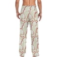 thumbnail image 2 of GZHJMY Cool Football Mens Pajama Pants, Comfortable and Soft Men&nbsp;Pajama&nbsp;Bottoms with Pockets and Drawstring, Christmas New Year Birthday Father's Day Gifts, 2 of 7