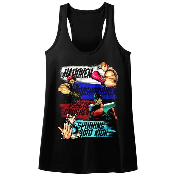Street Fighter Show Me Your Moves Women's Racerback Tank Top