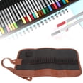 thumbnail image 4 of Pen Wrap Roll, Sketch Colored Pencil Case Painting Tools Storage Pencil Pouch  For Artist For Pottery Tools 24 Grids, 4 of 8