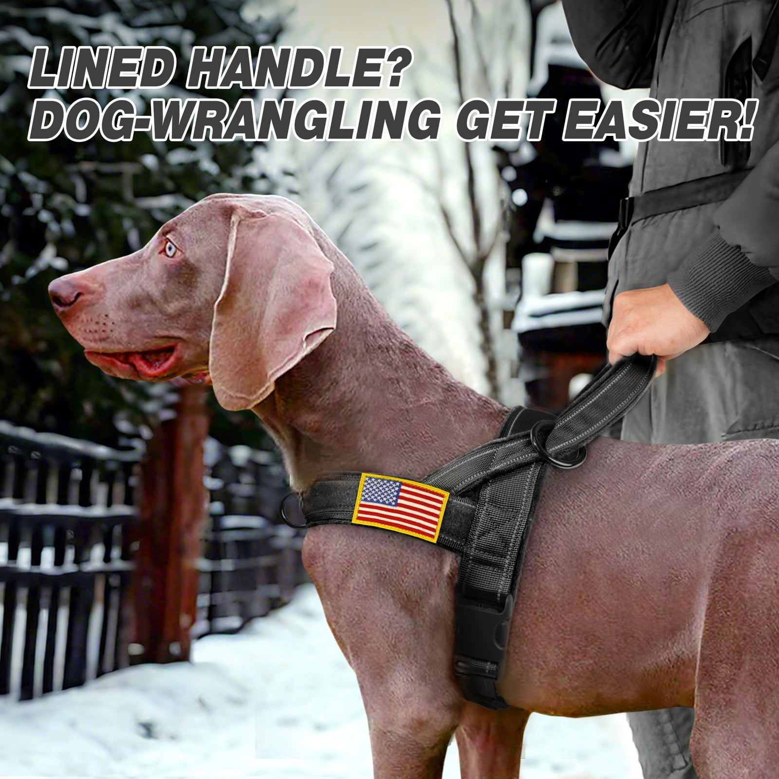 No Pull Dog Vest Harness with Soft Padded Plush Reflective Strip Escape Proof and Quick Fit
