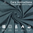 thumbnail image 5 of LitLook French Terry Suede Knit Fabric by the Yard - 65" Wide Brushed Suede for Dresses, Coats, Jackets, Hoodies, Loungewear - Black - Sample, 5 of 6