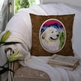 thumbnail image 3 of Carolines Treasures SS8473PW1414 Great Pyrenees Fabric Decorative Pillow, 14Hx14W, multicolor, 3 of 4