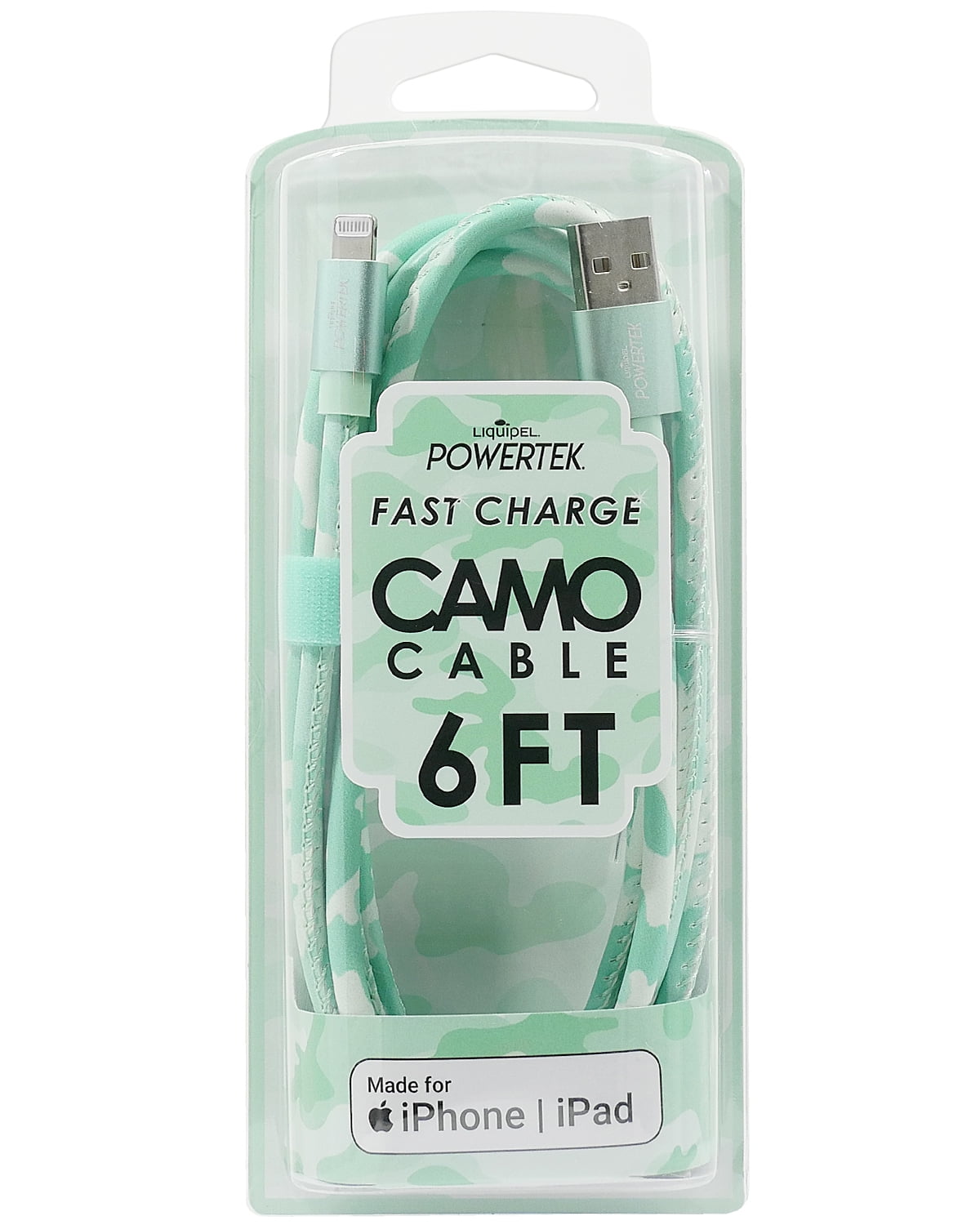 Liquipel Lightning Cable Camo - Green