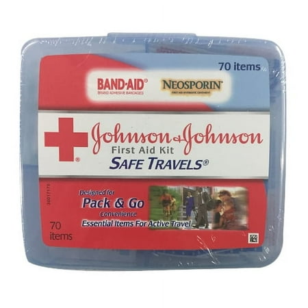 Johnsons Safe Travels, First Aid Portable Kit, 2 Pack