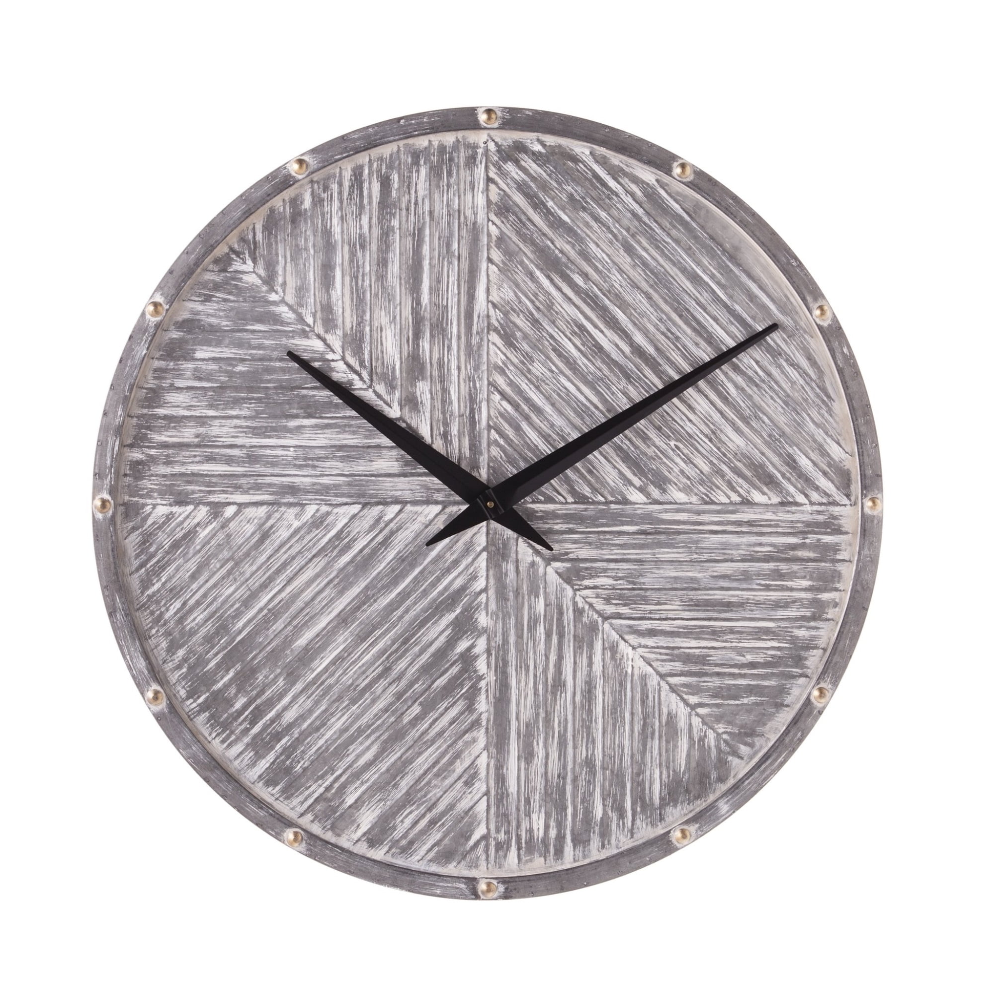 Southern Enterprises Serrenddon Round Hanging Wall Clock
