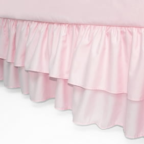 Triple Layer Tulle Crib Skirt Pink Walmart Com Walmart Com