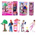 thumbnail image 1 of Ensemble Barbie – coffret de jeu Pompière avec poupée Pompière, poupée Astronaute et poupée Patineuse artistique, 1 of 2