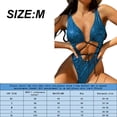 thumbnail image 2 of Traje de baño sexy de una pieza de piel de serpiente para mujer Trajes de baño metálicos Trajes de baño de bikini sexy, 2 of 6
