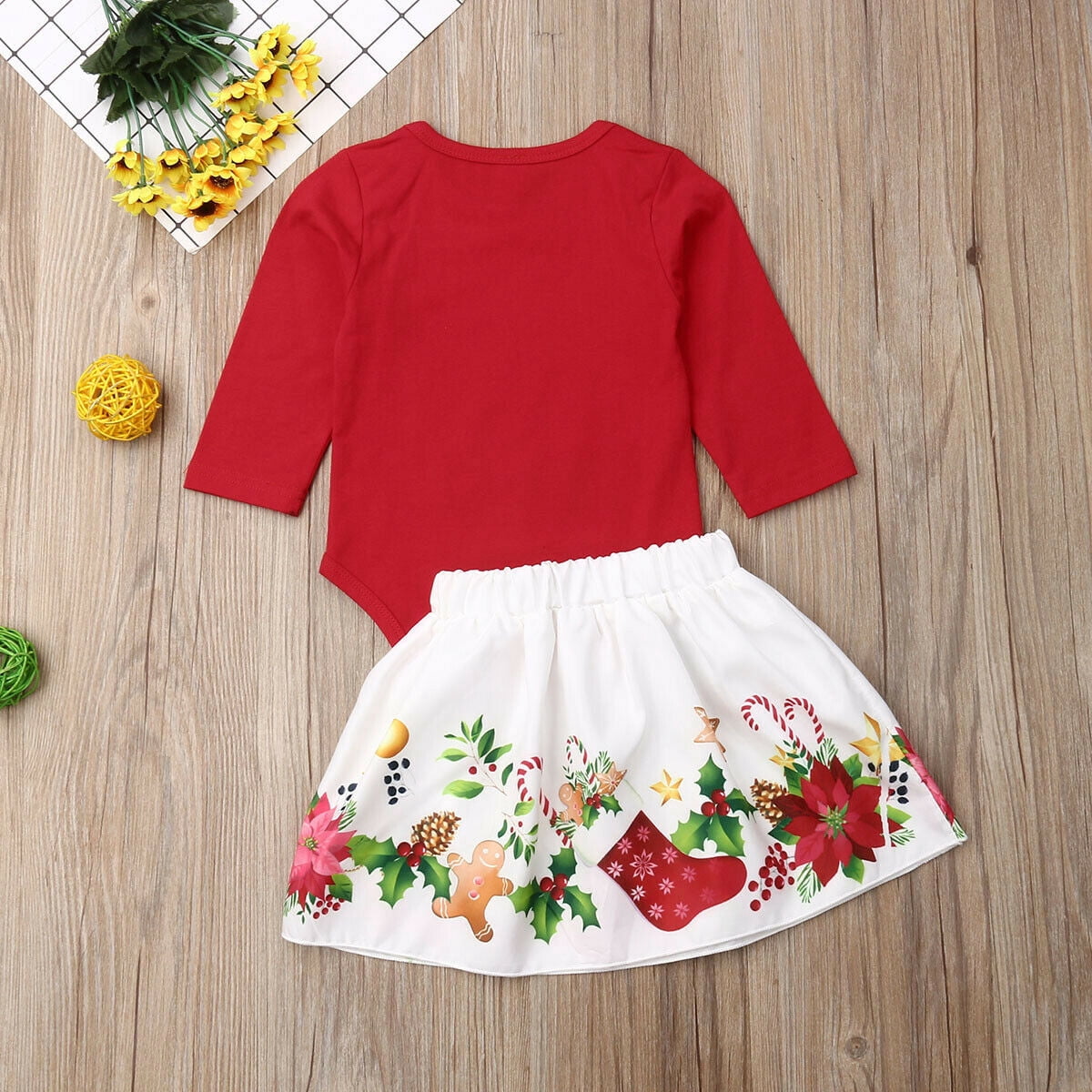 infant baby girl christmas outfit