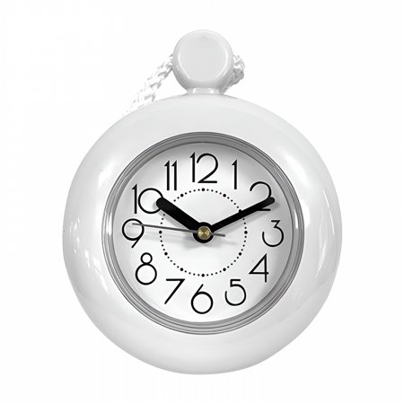 DESIGNICE 2026 New Bathroom Waterproof Wall Clock Adorn Clocks Simple Timer Hanging Easy Reading Child for Bathroom, Kitchen, Nursery, Shower, Pool