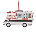 thumbnail image 2 of JHGoosa Christmas Tree Decoration Christmas Gift Wooden Pendant Creative Cute Family Cat Dog DIY Bus Pendant, 2 of 9