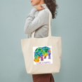 thumbnail image 3 of CafePress - Colorful LOVE A HIPPO Tote Bag - Unisex Canvas Tote Bag, Beige, 1-Piece, 3 of 7
