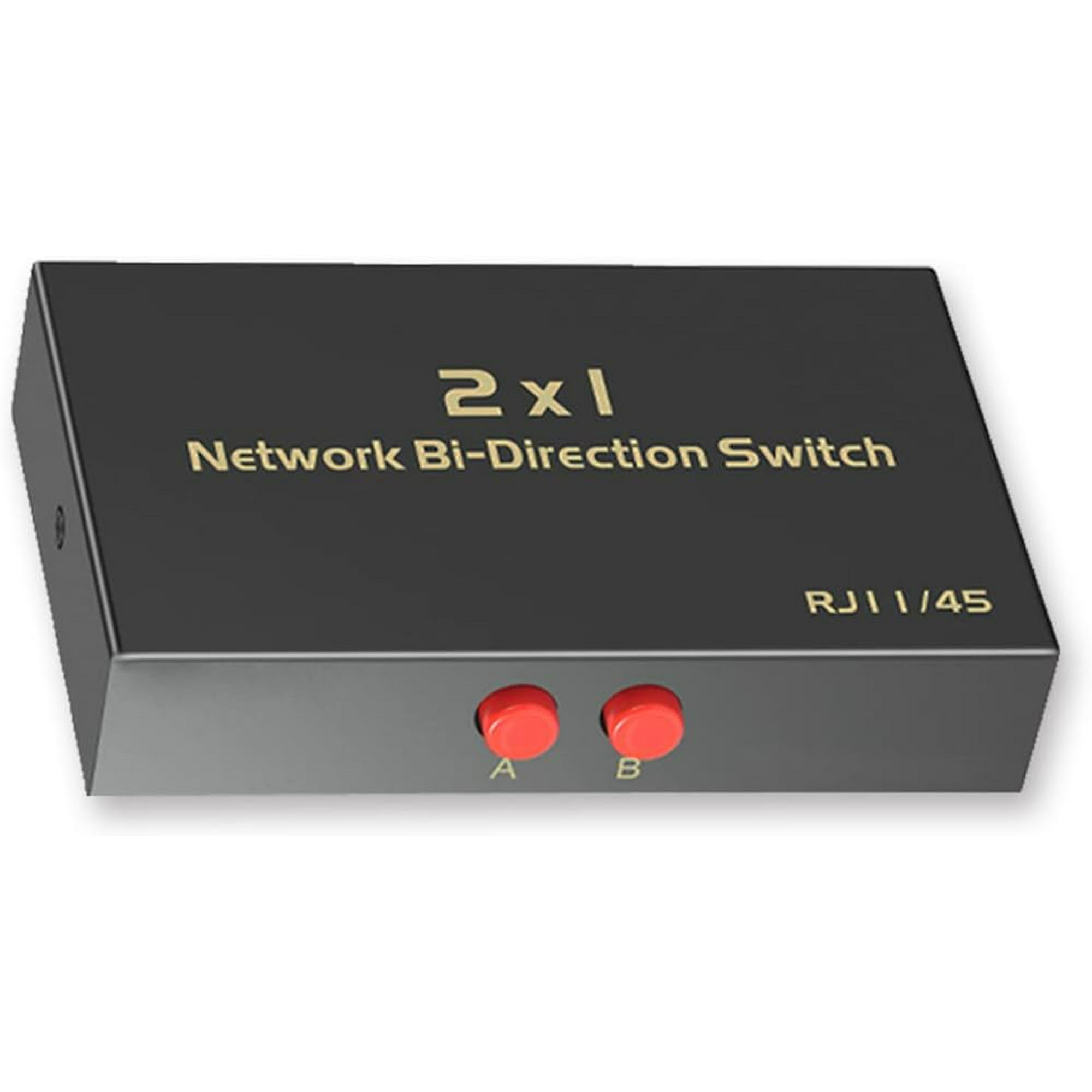 shiyou-RJ45 Network Switch Selector 2 in 1 Out/1 in 2 Out, 2 Port
