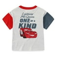 thumbnail image 3 of Disney Cars Lightning McQueen Short Sleeve T-Shirt and Shorts Set (Boys), 2 Piece Set, Sizes 3T-7, 3 of 7