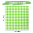 thumbnail image 3 of 100pcs Deli Paper Sheets, Premium Food Basket Liners, Grease Resistant Wax Paper Sheets for Food, Classic Checkered Sandwich Wrapping Paper for Party, Festival and Outdoors, 7x7"(Green), 3 of 9