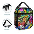 thumbnail image 5 of Geometry Dash Lunch Bag Insulated Lunch Box Meal Cooler Bag Reusable Thermal Lunch Tote Bag For School Work Travel Picnic, 5 of 8