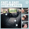 thumbnail image 3 of Funda para asiento de auto para perros Doggie World trasero impermeable, 3 of 7