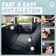 thumbnail image 3 of Funda para asiento de auto para perros Doggie World trasero impermeable, 3 of 7