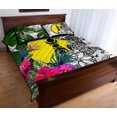 thumbnail image 3 of Nueva Caledonia Colcha Personalizada Juego de Apuestas Blanco - Tortuga Plumeria Plátano, 3 of 5