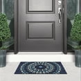 thumbnail image 2 of Mainstays Blue Medallion Rubber Doormat, 18" x 30", 2 of 5