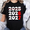 thumbnail image 1 of Playera de Algodón 100% Cuenta Regresiva Años 2025 2026 2027 para Mujer, 1 of 7