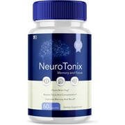 (1 Pack) NeuroTonix - Neuro Tonix - Memory Booster Dietary Supplement for Focus, Memory, Clarity, & Energy - Advanced Cognitive Formula for Maximum Strength - 60 Capsules