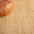 thumbnail image 6 of SAFAVIEH Natural Fiber Micah Bordered Area Rug, Natural/Grey, 4' x 6', 6 of 7