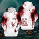 thumbnail image 3 of Sudadera con capucha de terror para hombre y mujer, ropa con estampado 3D de sangre, sudadera con capucha de manga larga para hombre, sudaderas de moda con patrón de Halloween, sudadera con capucha, 3 of 5