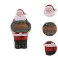 thumbnail image 6 of Santa Claus Statue Resin Figurine Hand Painted Christmas Decor for Home Tabletop Winter Festival, 6 of 9