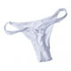 thumbnail image 5 of Bikini De Cadena Para Mujer Ropa Interior De cinturo Baja Espalda Lencería Blanco m, 5 of 6