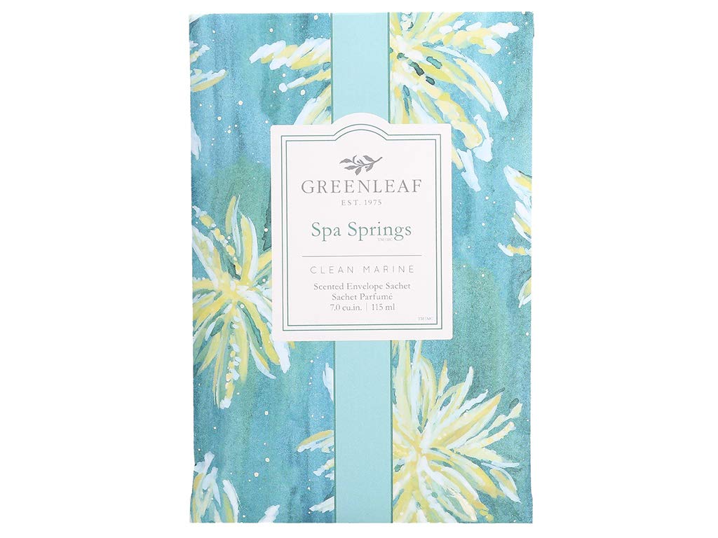 GREENLEAF Large Scented Sachet Spa Springs Up to 4 Months 3 PACK