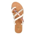 thumbnail image 4 of New Women Betani Amanda-42 Mixed Media Cross Strap Slip On Flat Sandal, 4 of 5