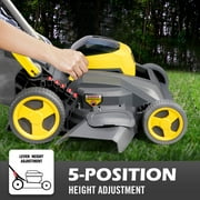 PowerSmart 26-inch Self-Propelled 80V Cordless Lawn Mower with 6.0Ah Battery & Charger