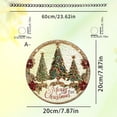 thumbnail image 2 of Adorno colgante para árbol de Navidad | Decoración acrílica para ventana | Disco decorativo navideño con cadena de hierro | Decoración navideña de temporada para ventanas, puertas y paredes, 2 of 4