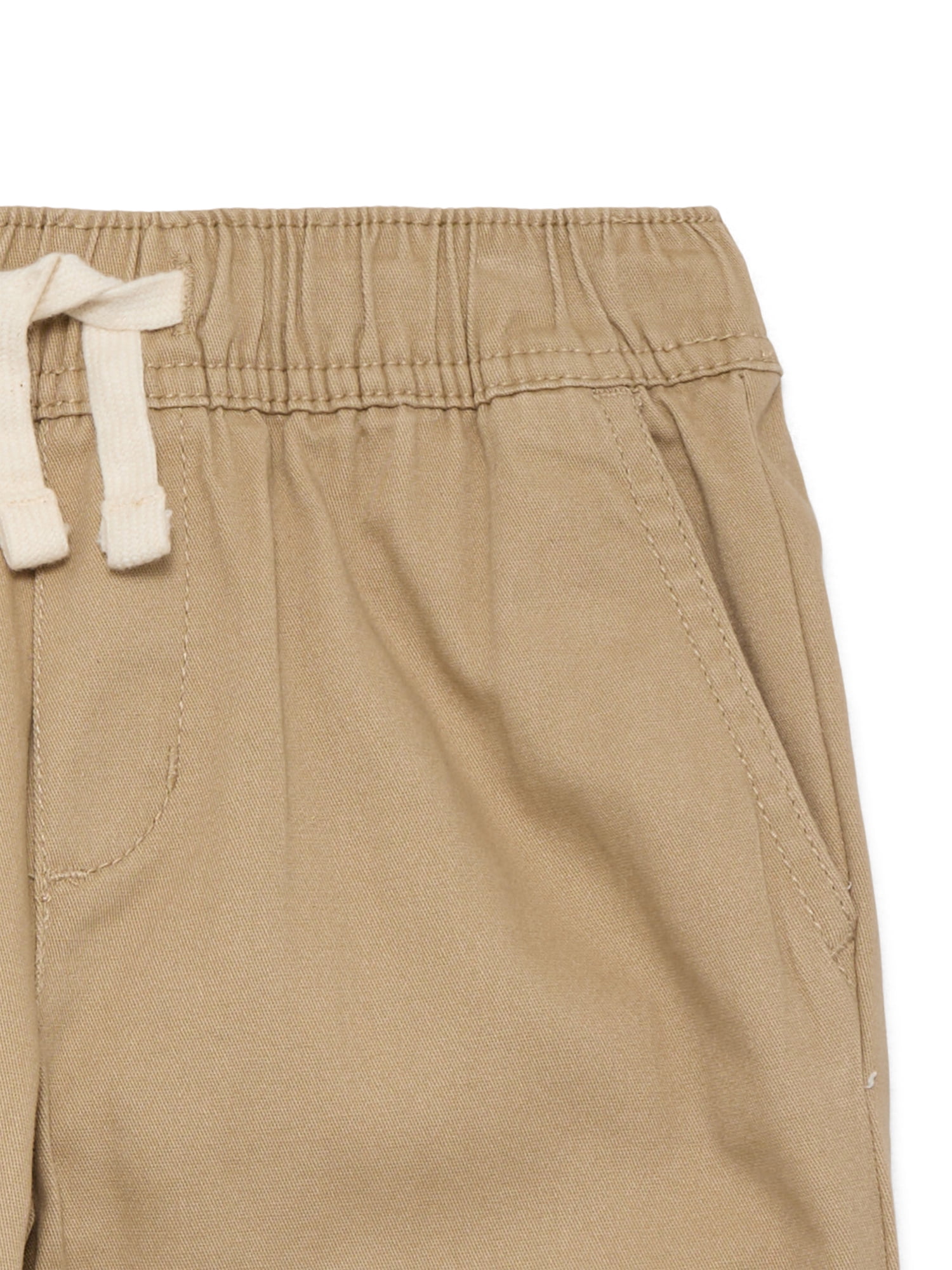 Wonder Nation Boys Pull On Pants, 2-Pack, Sizes 4-16 & Husky