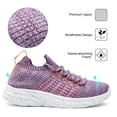 thumbnail image 5 of HARVEST LAND Womens Lightweight Walking Shoes Comfortable Wide Lace-up Tennis Sneakers Purple Size 9, 5 of 10
