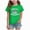A620-Green, variant on NOLDARES Kids Christmas Shirts Girls Round Neck Xmas Cute Graphic Tshirt Funny Tee Tops,A620-Mint Green