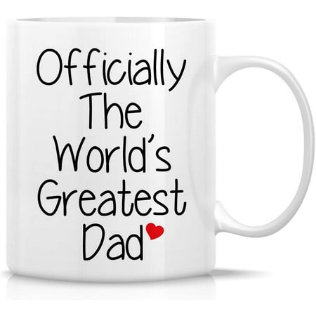 

Funny Mug - Officially The World s Greatest Dad 11 Oz Ceramic Coffee Mugs - Funny Sarcasm Sarcastic Motivational Inspirational birthday gifts for dad papa father father s day gift