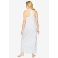 thumbnail image 2 of Dreams & Co. Plus Size Breezy Eyelet Knit Long Nightgown, 2 of 5
