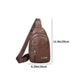 thumbnail image 3 of BAOPAI Sac Bandoulière pour Hommes et Femmes avec Trou pour Écouteurs Design Compact Léger Compartiment Spacieux pour Randonnée Camping Voyage en Plein Air, 3 of 6