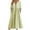 Yellow dresses, variant on Wycnly Dresses for Women 2024 Summer Casual Hollow out Trim Plus Size Loose Pleated Swing Tunic Dresses Solid Elbow-Length V-Neck Long Formal Dresses for Women Sky Blue XL