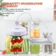 Electric Mason Jar Vacuum Sealer, Food Saver for Wide & Regular Jars